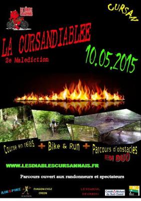 Flyer la cursandiablee